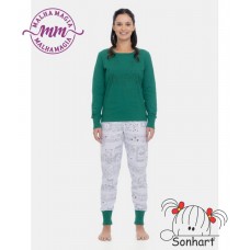 PIJAMA FEM MANGA LONGA